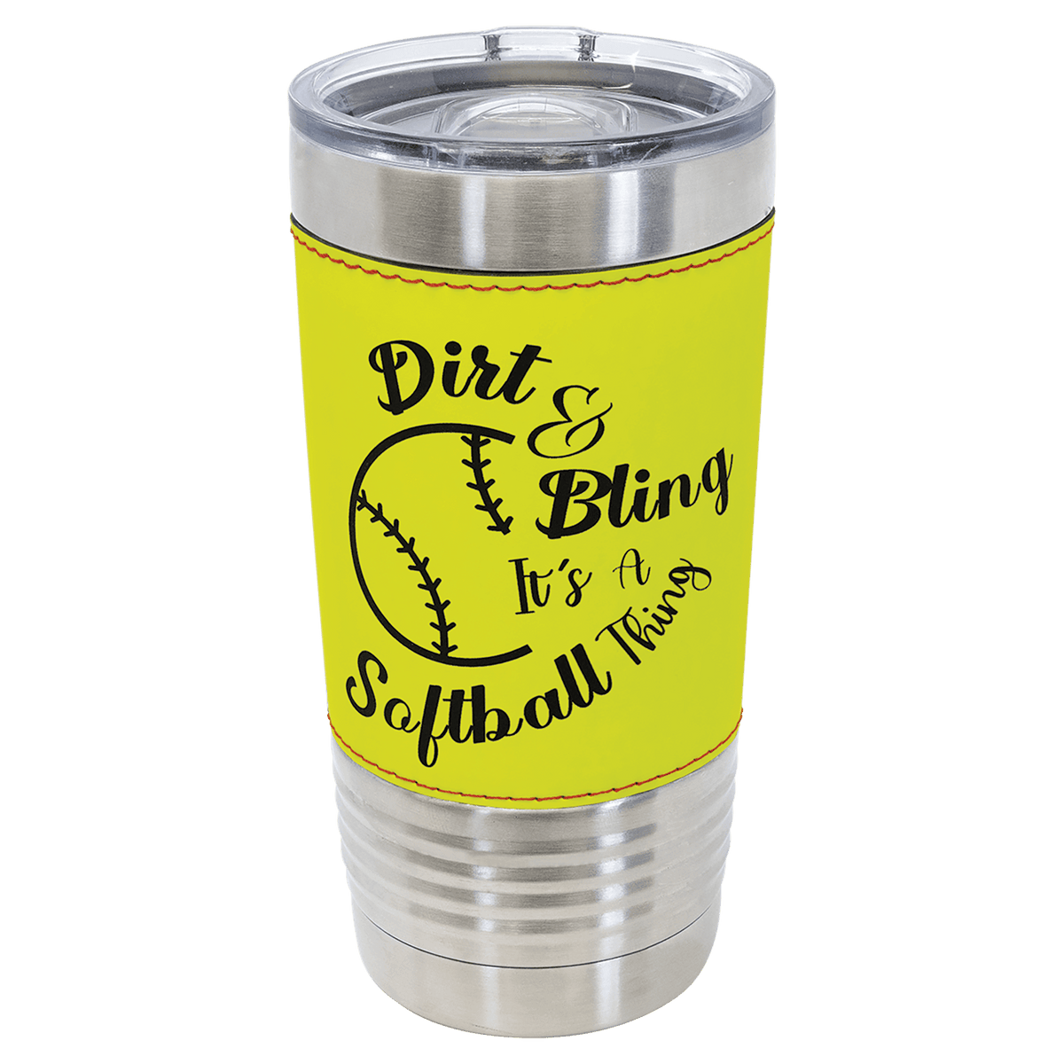 Polar Camel 20 oz. Leather Tumbler with Slider Lid — Style LTM835