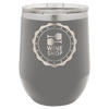 Polar Camel Stemless Wine Tumbler with Standard Lid
