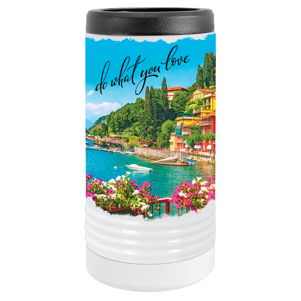 Sublimatable Polar Camel Slim Beverage Holder — White