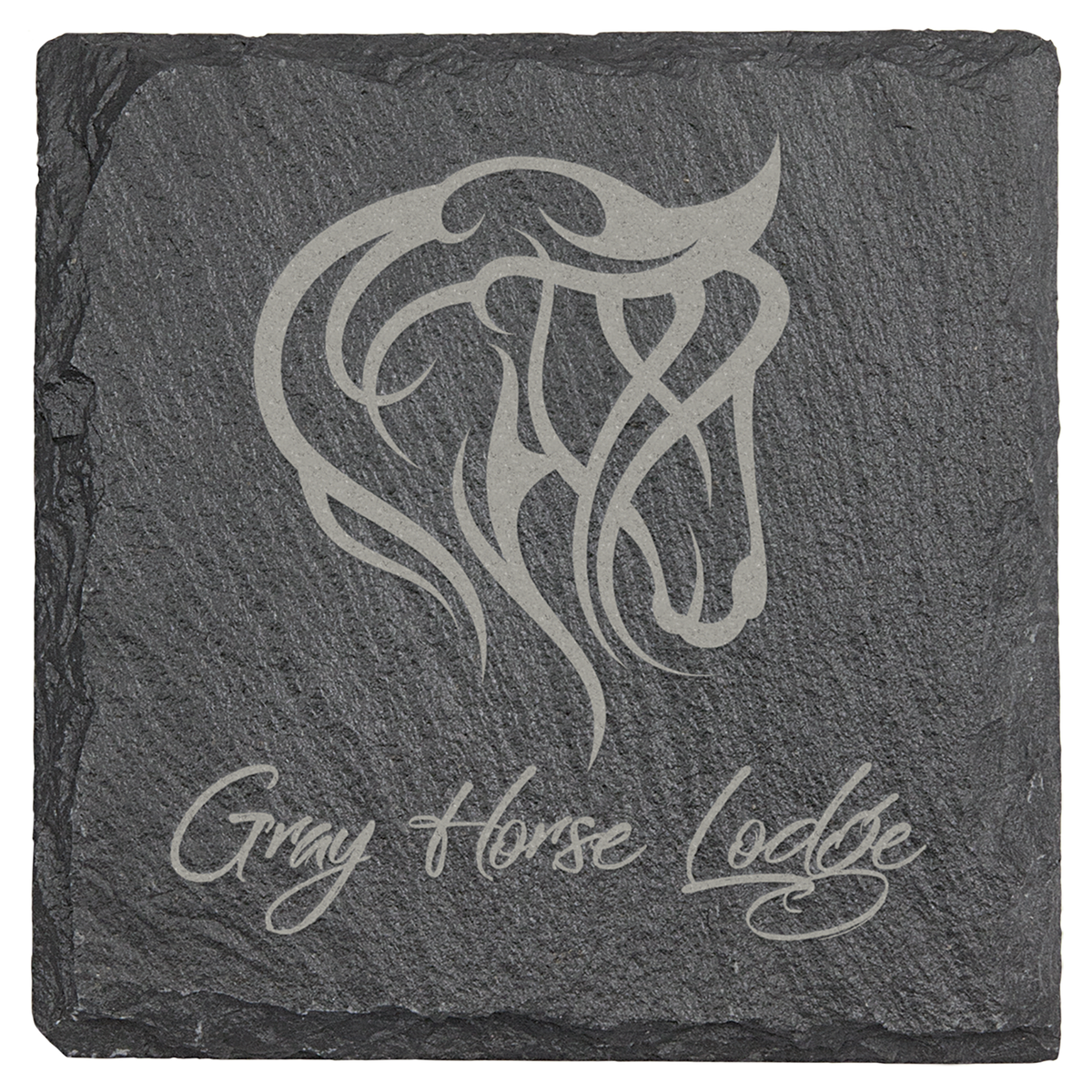 4" x 4" Square Coaster — Style SLT001