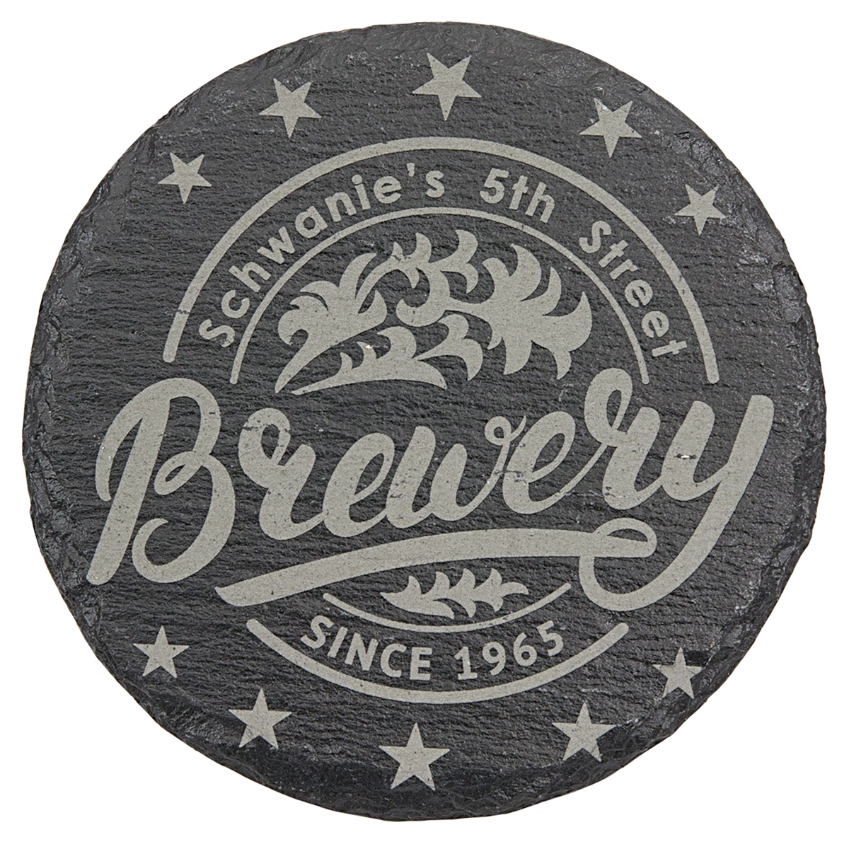 4" Round Coaster — Style SLT002
