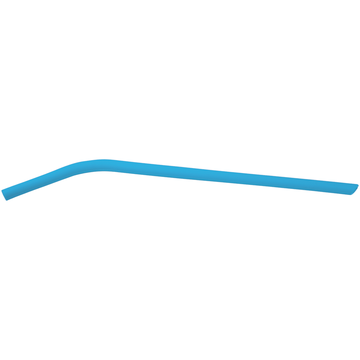 10" Small Silicone Straw — Blue