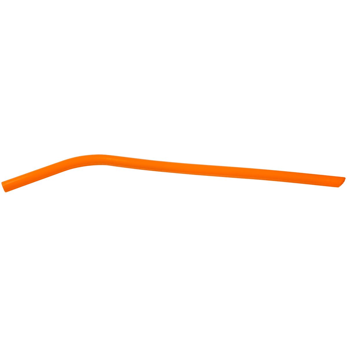 10" Small Silicone Straw — Orange