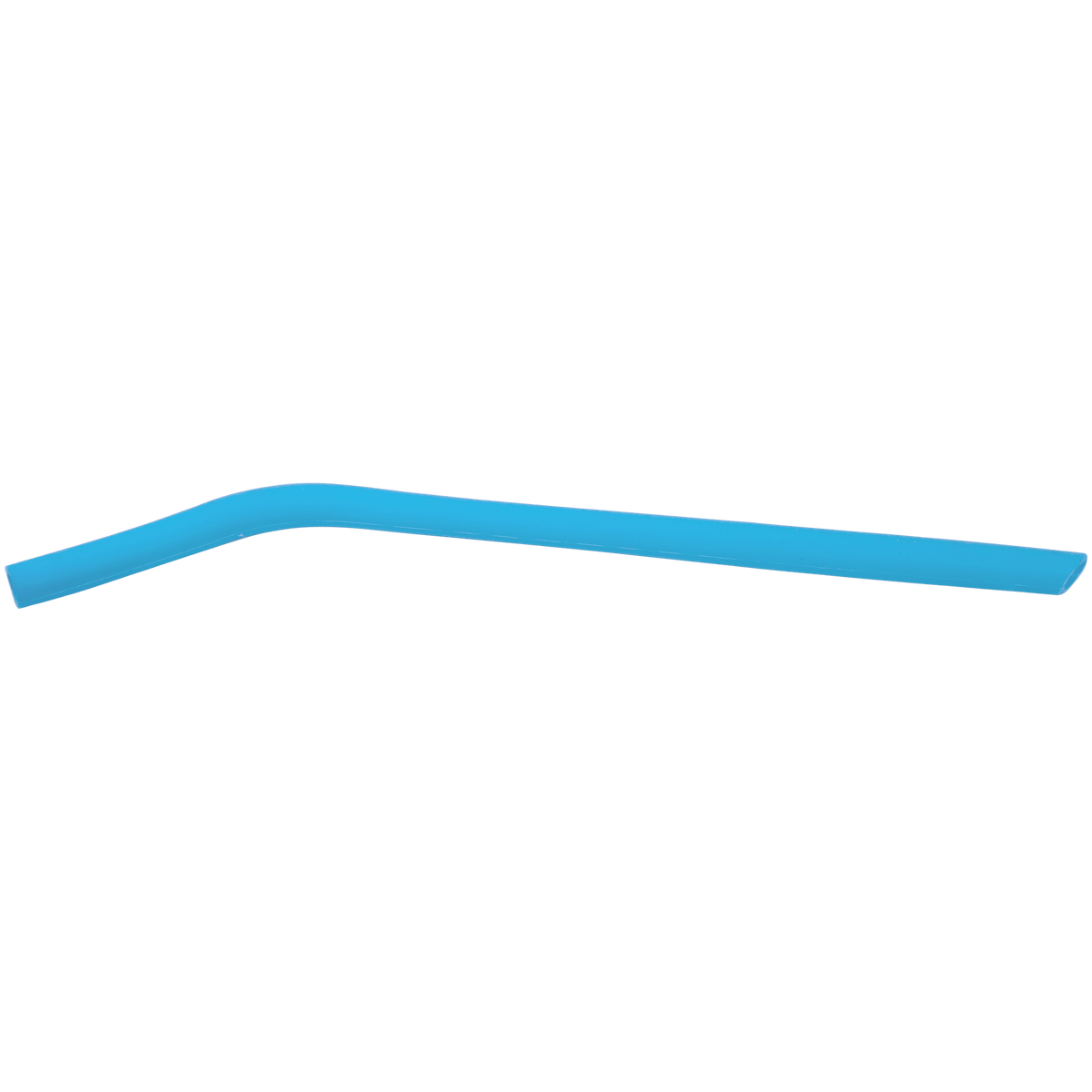 10" Large Silicone Straw — Blue