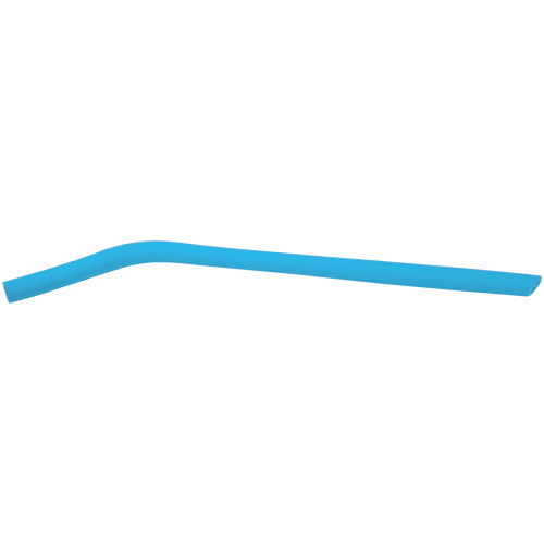 10" Large Silicone Straw — Blue