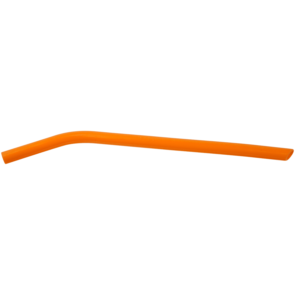 10" Large Silicone Straw — Orange