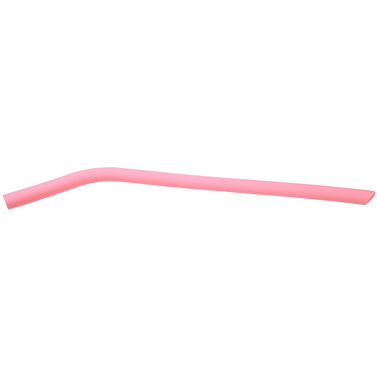 10" Large Silicone Straw — Pink