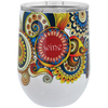12 oz. Sublimatable Polar Camel Stemless Wine Tumbler with Lid