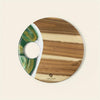 Large Round Acacia Board With Dip Holder