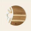 Large Round Acacia Board With Dip Holder