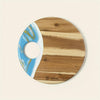 Large Round Acacia Board With Dip Holder