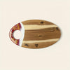 Medium Oval Acacia Board With Dip Holder