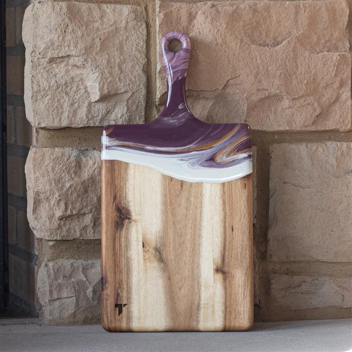 Medium Rectangle Acacia Board With Handle product photograph