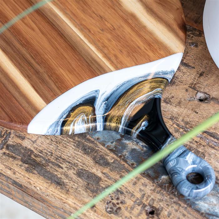 XL Round Acacia Board With Handle product photograph