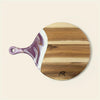 XL Round Acacia Board With Handle