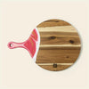 XL Round Acacia Board With Handle