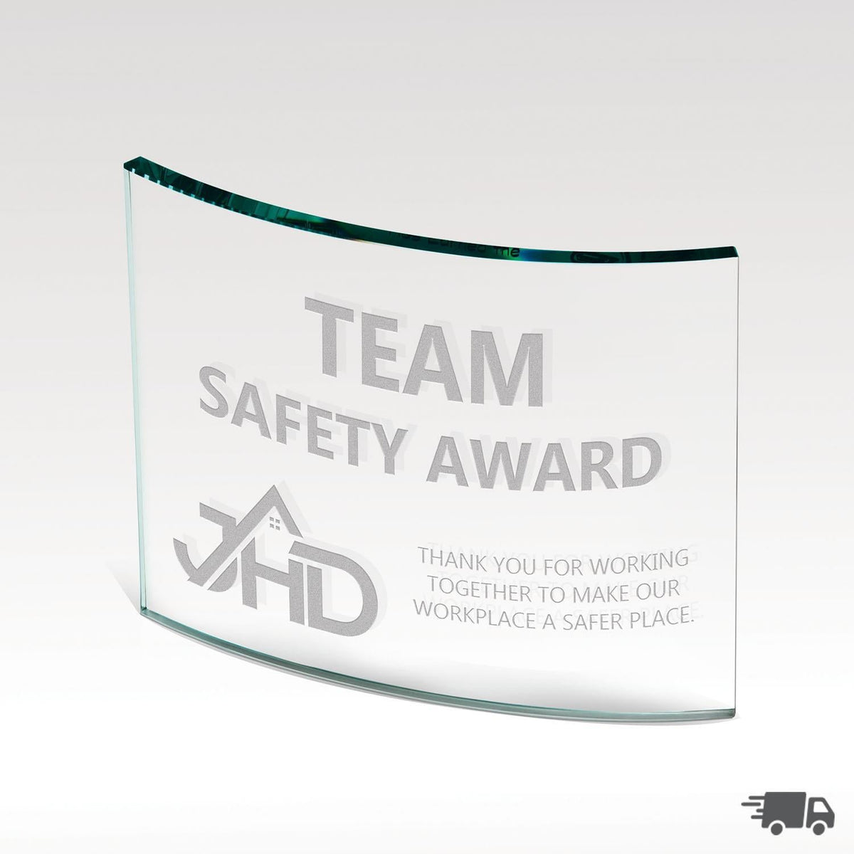Slumped Banner personalized example