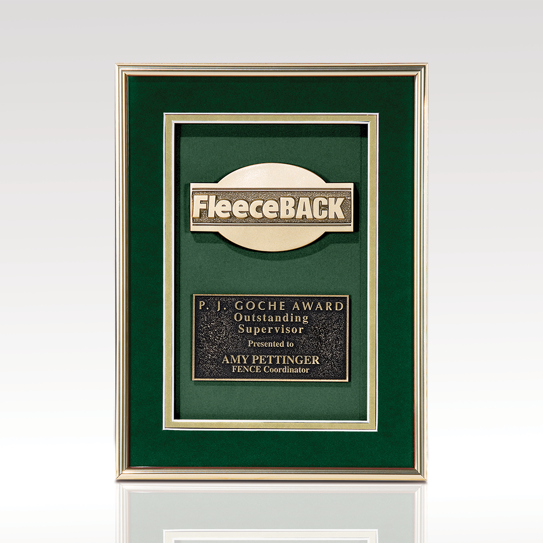 Fairfield personalized award example