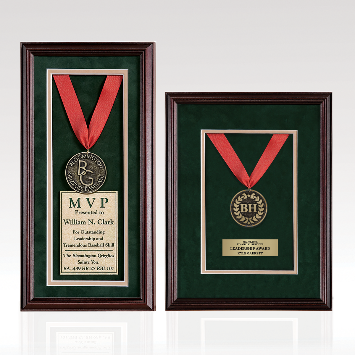 Wilshire personalized award example