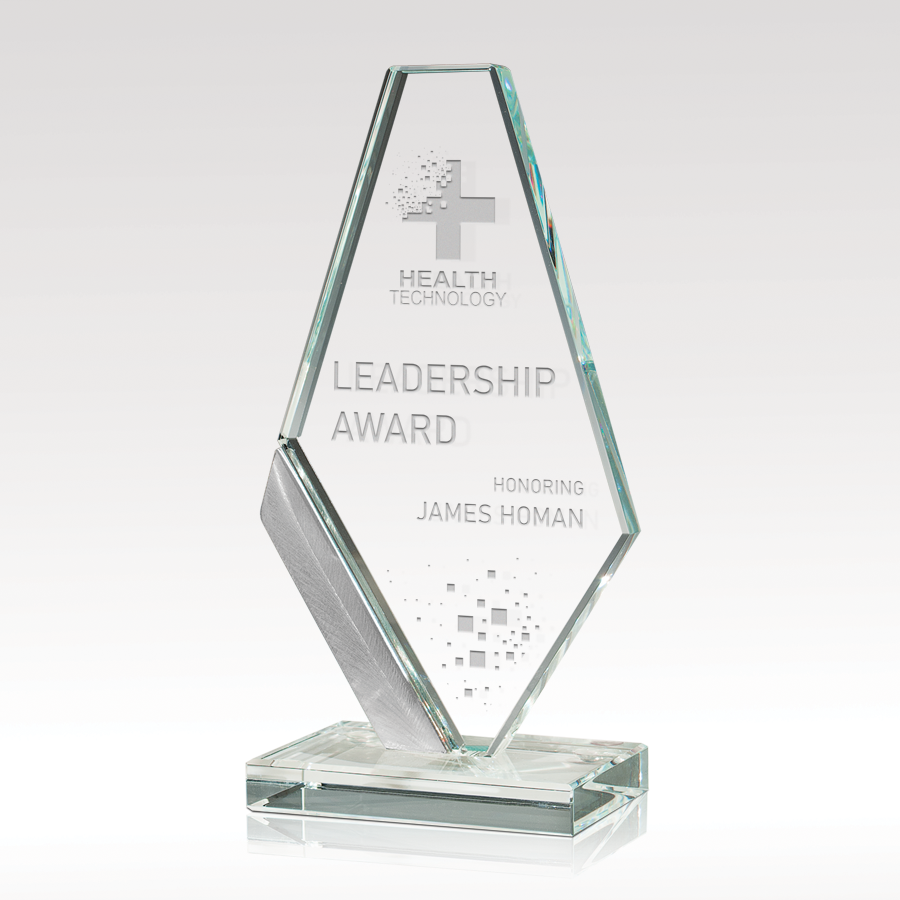 Lyon Glass and Brushed Aluminum Award
