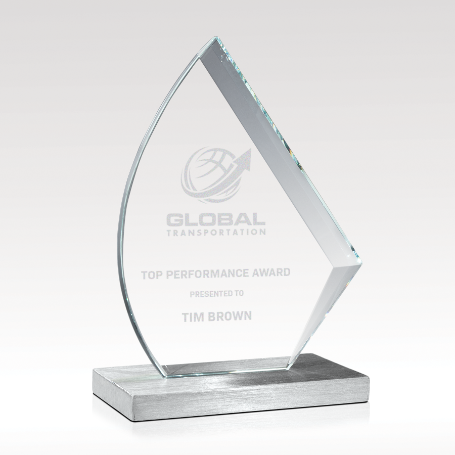Influence personalized award example
