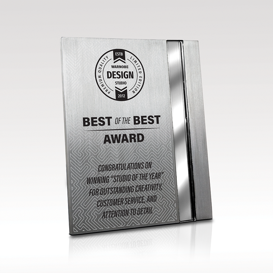 Brighton personalized award example
