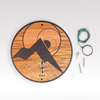 Elakai Hook and Ring Toss Game with Natural Wood Finish