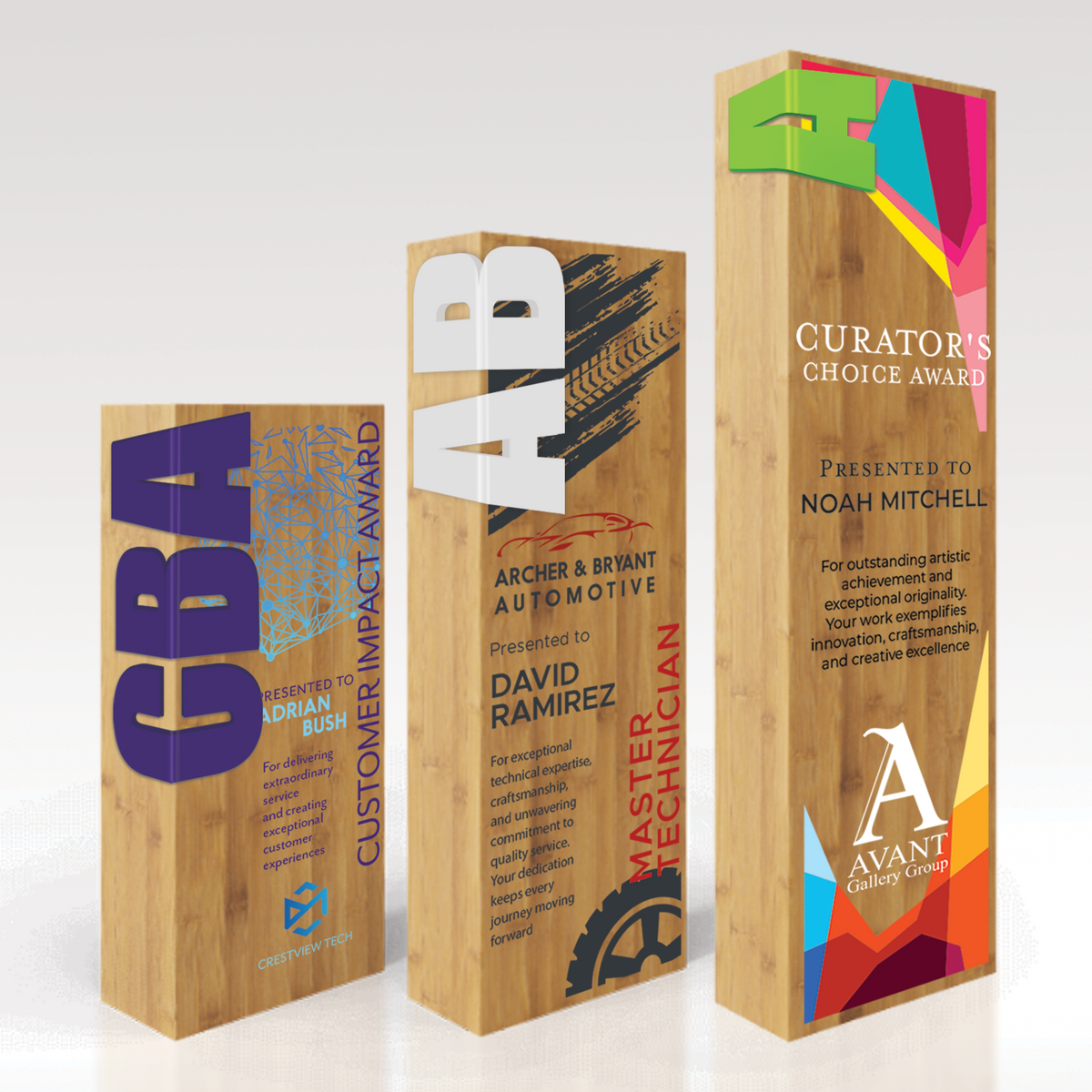 Rectangular Bamboo product view