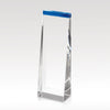 Voyager Sapphire Accent Crystal Award