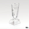 Intrigue Faceted Optical Crystal Award