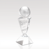 Intrigue Faceted Optical Crystal Award