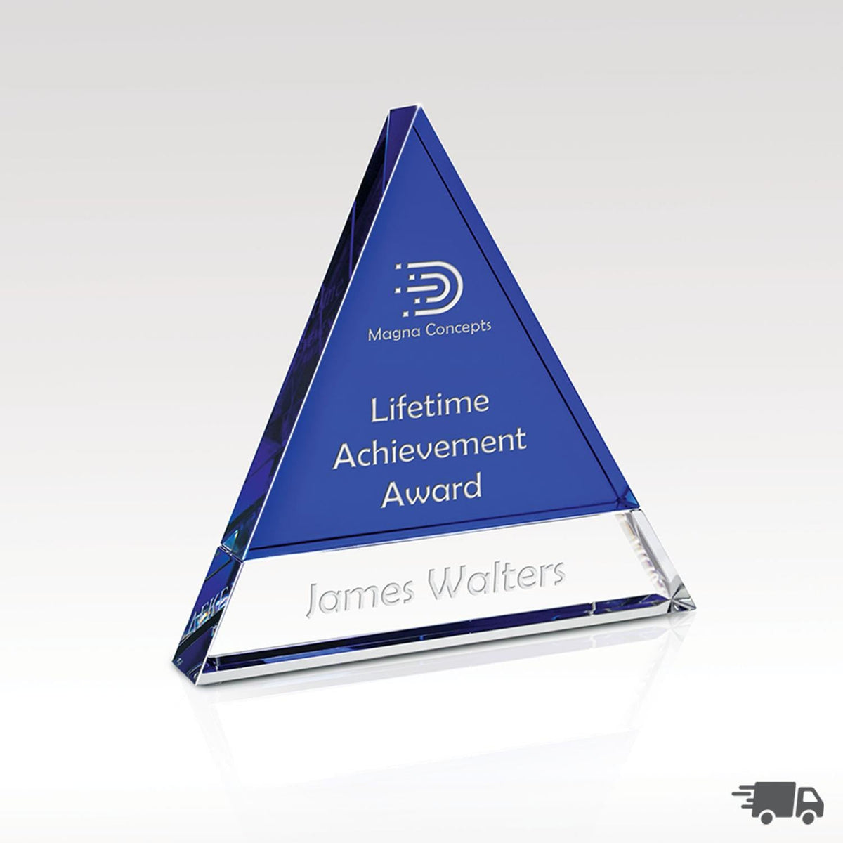Indigo Peak Crystal Award — 6 Inches