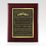Gold Deep Relief / 12" x 15" / Cherry