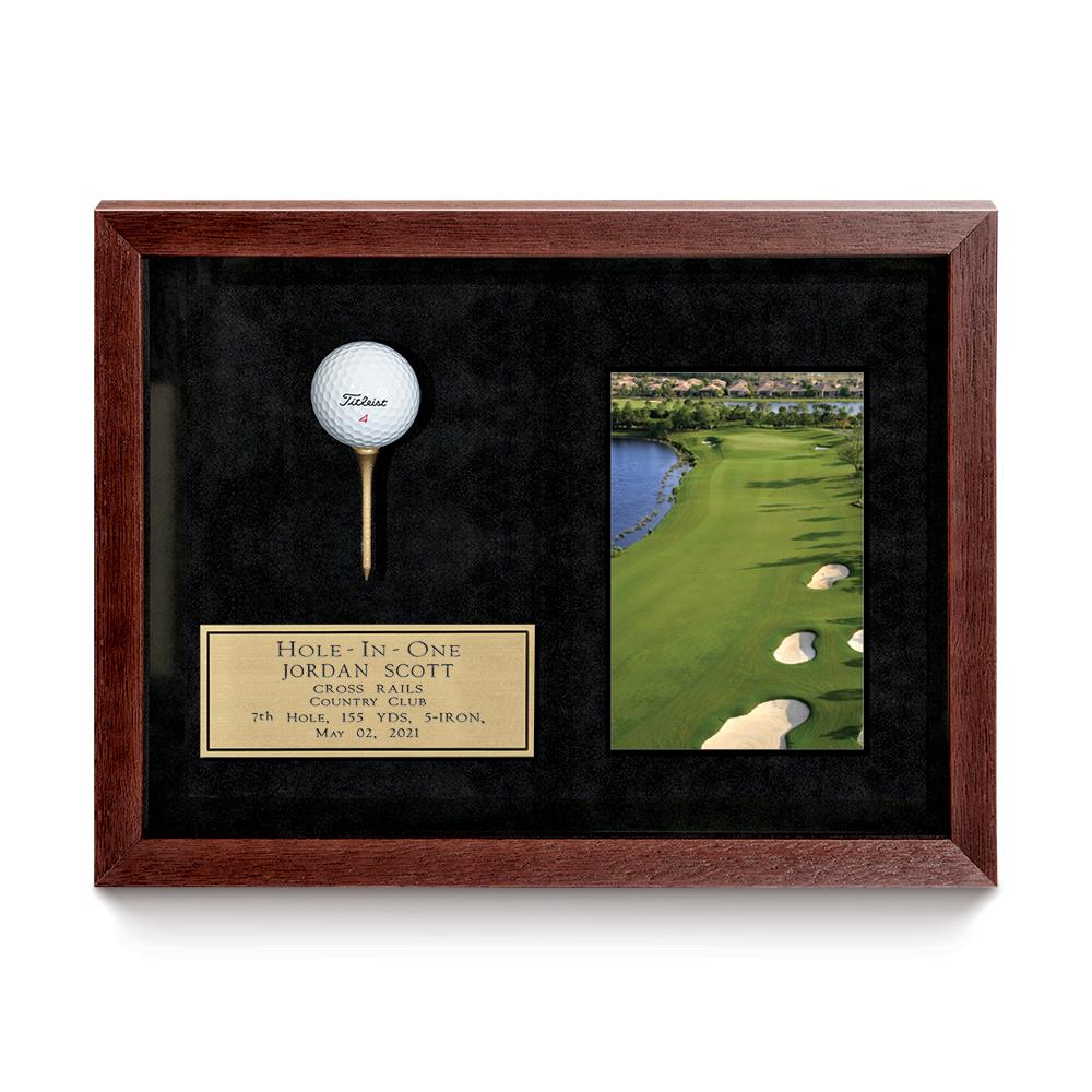 Mahogany Frame with Scorecard/Photo product view