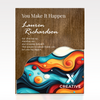 Fusion Wood and Acrylic Plaque — Shape and Stain Options