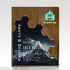 Fusion Wood and Acrylic Plaque — Shape and Stain Options