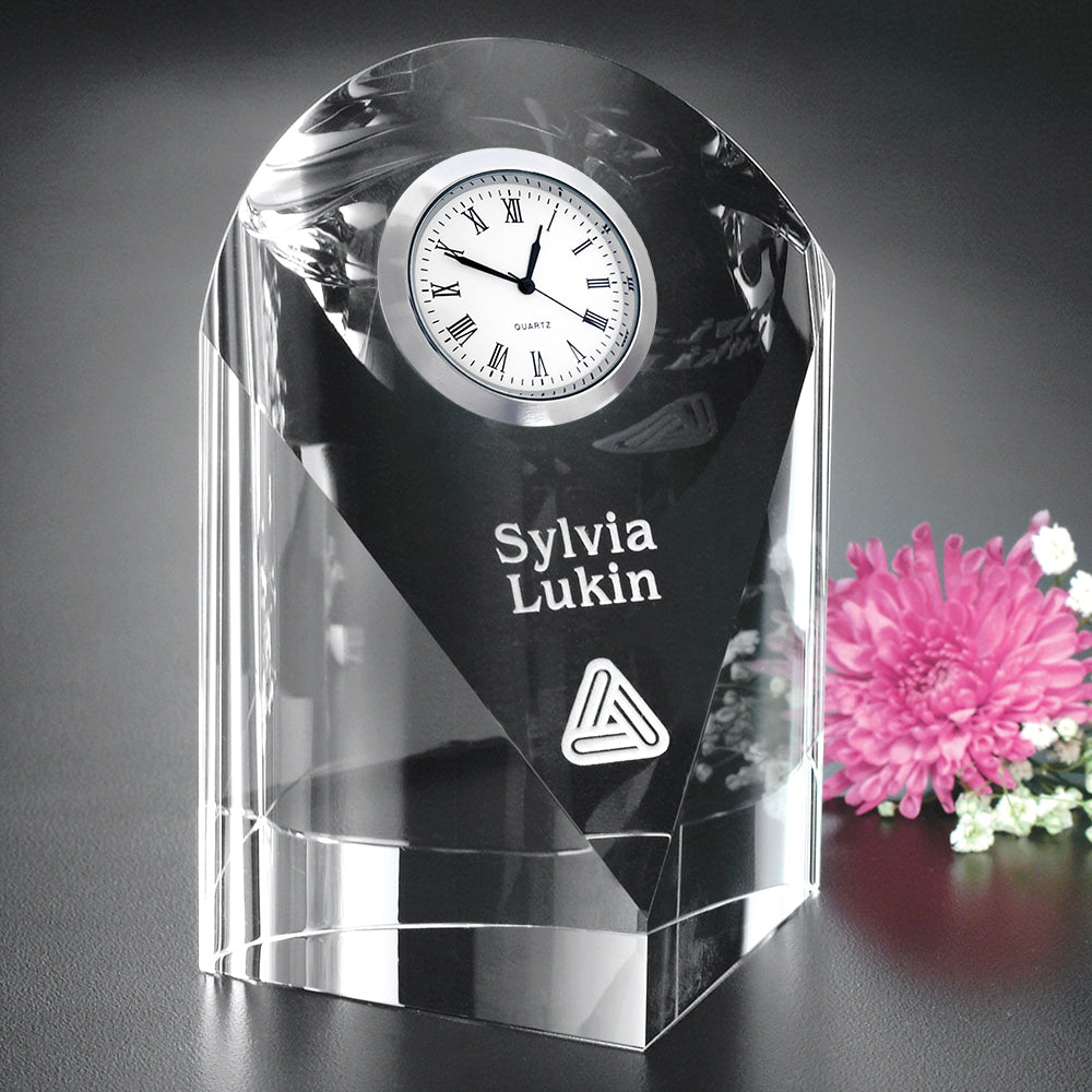 Eternity Clock 5-1/2" - Crystal D