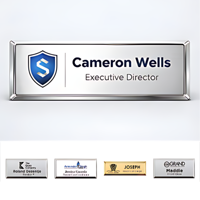 Executive Name Badge – 1.5" x 3"