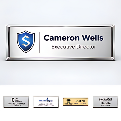Executive Name Badge – 1" x 3"