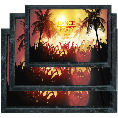 Express Black Marble Plaque