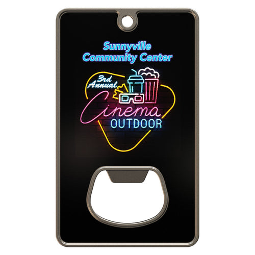 Express Black Nickel Bottle Opener