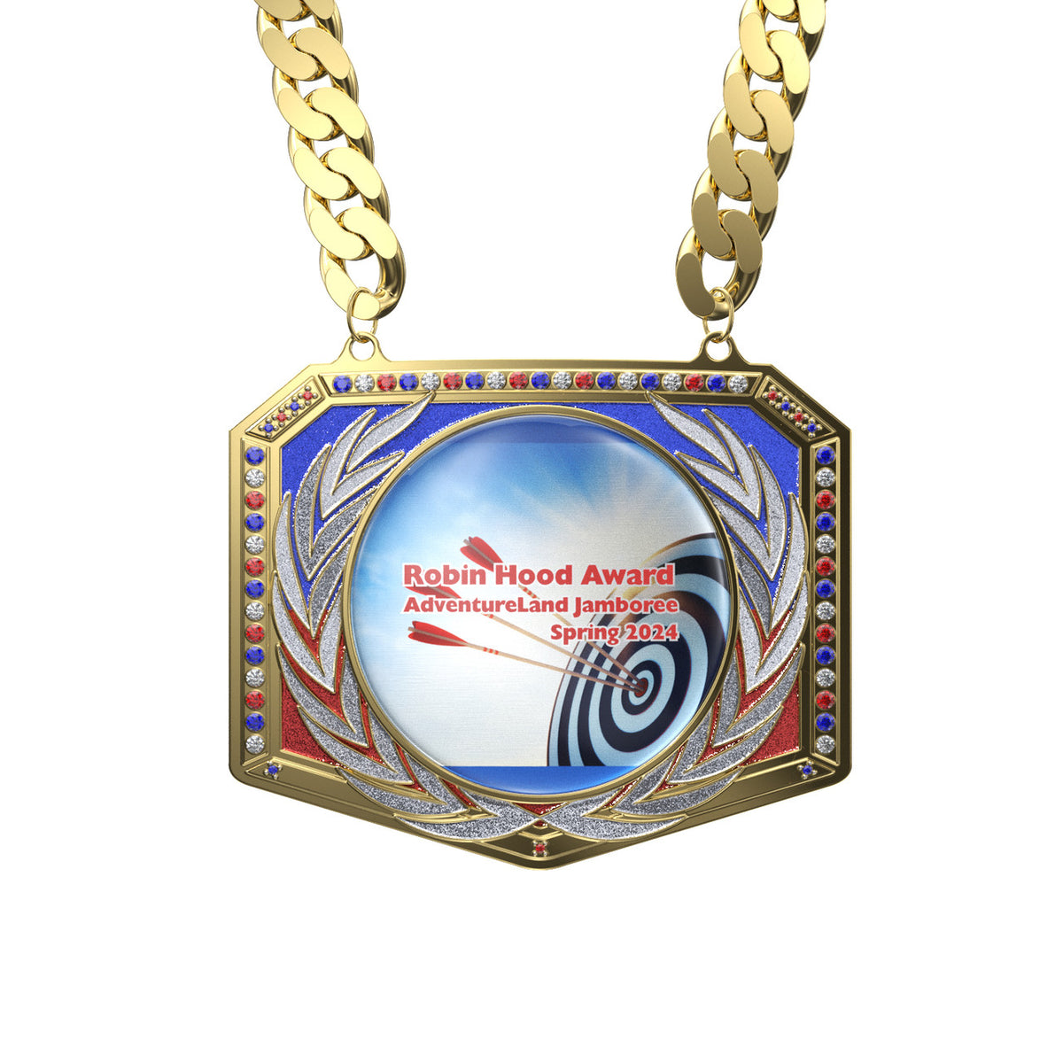 Express Patriotic Champ Chain w/ Premium Chain