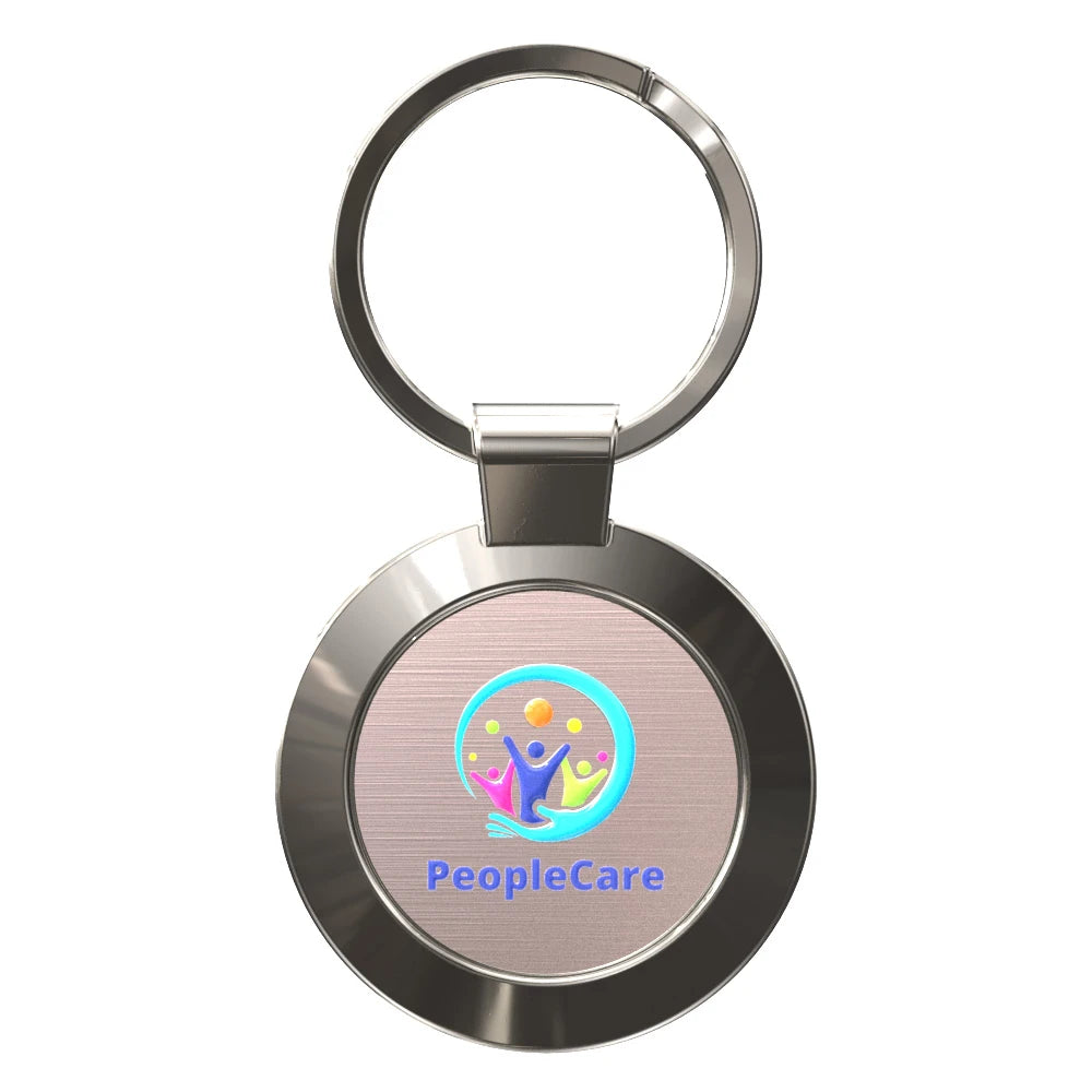 Express Premium Silver Round Key Tag