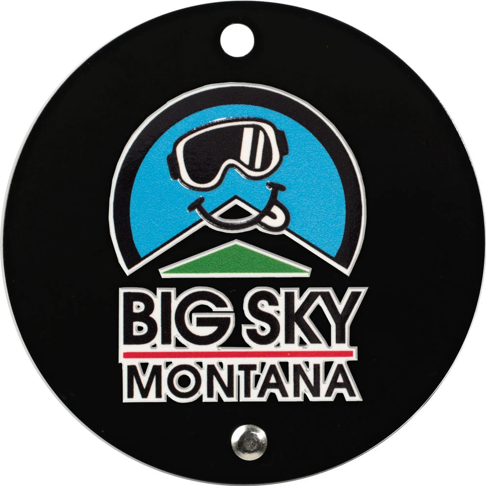 Express Aluminum Round Luggage Tag
