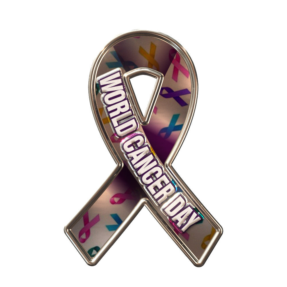 Express Ribbon Awareness Shaped Lapel Pin