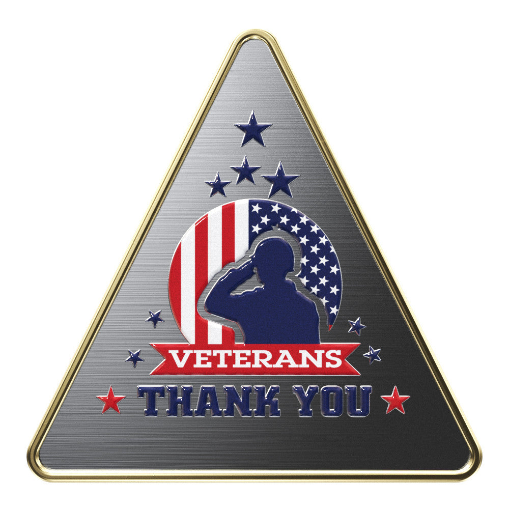 Express Triangle Shaped Lapel Pins