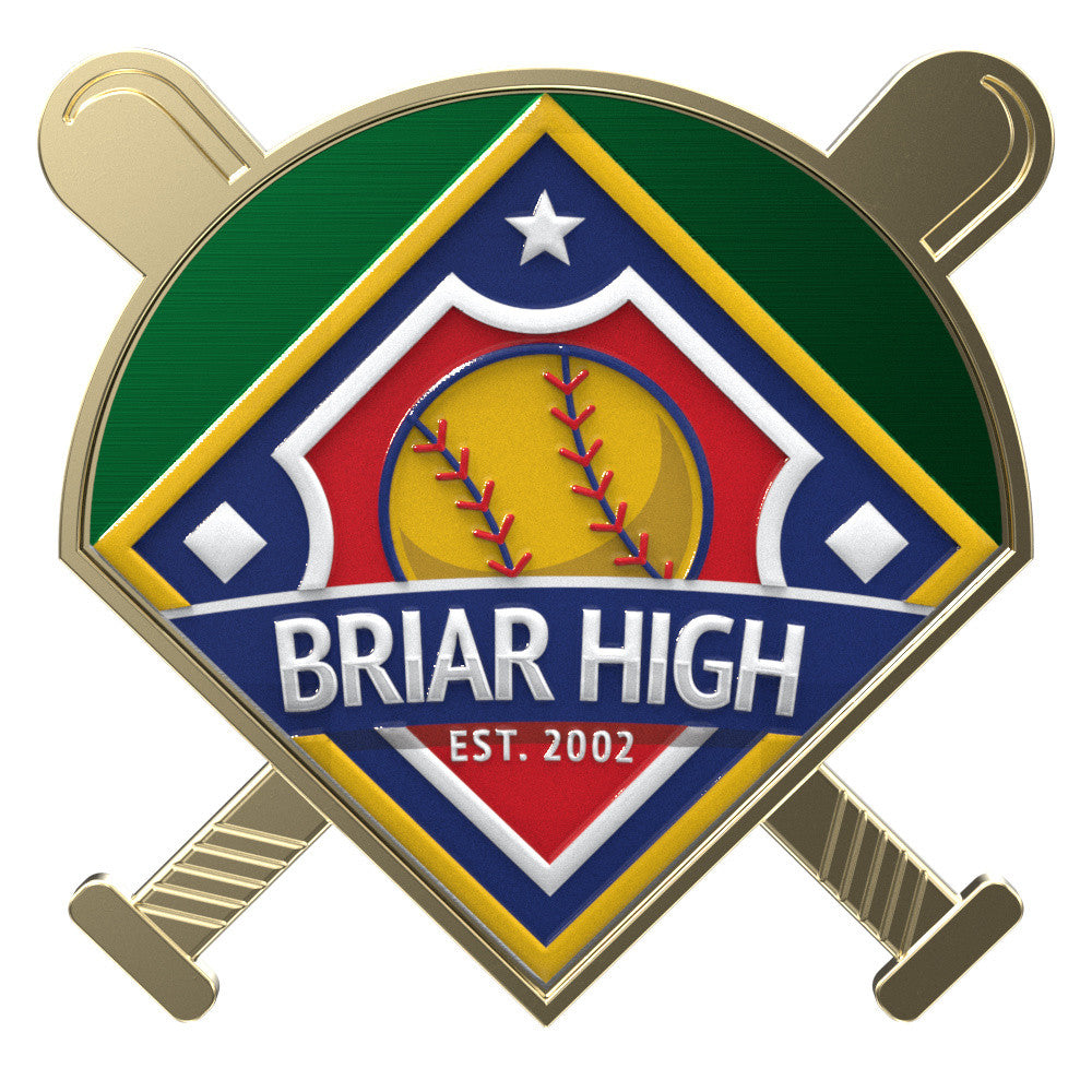 Express Baseball Field Trading Lapel Pin (2")