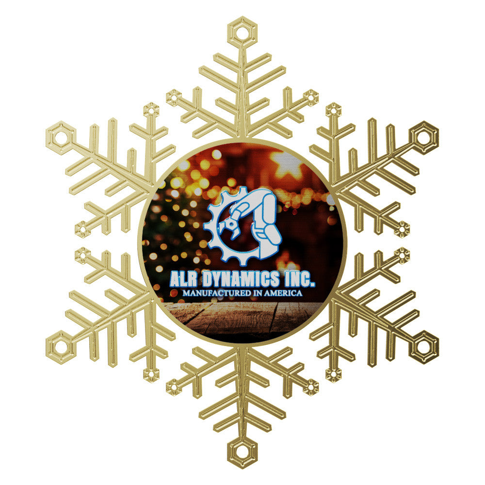 Express Gold Snowflake Holiday Ornament