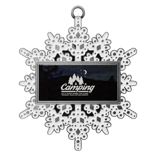 Express Snowflake Holiday Ornament