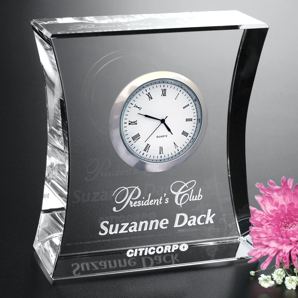 Expectation Clock 5-1/4" - Crystal D